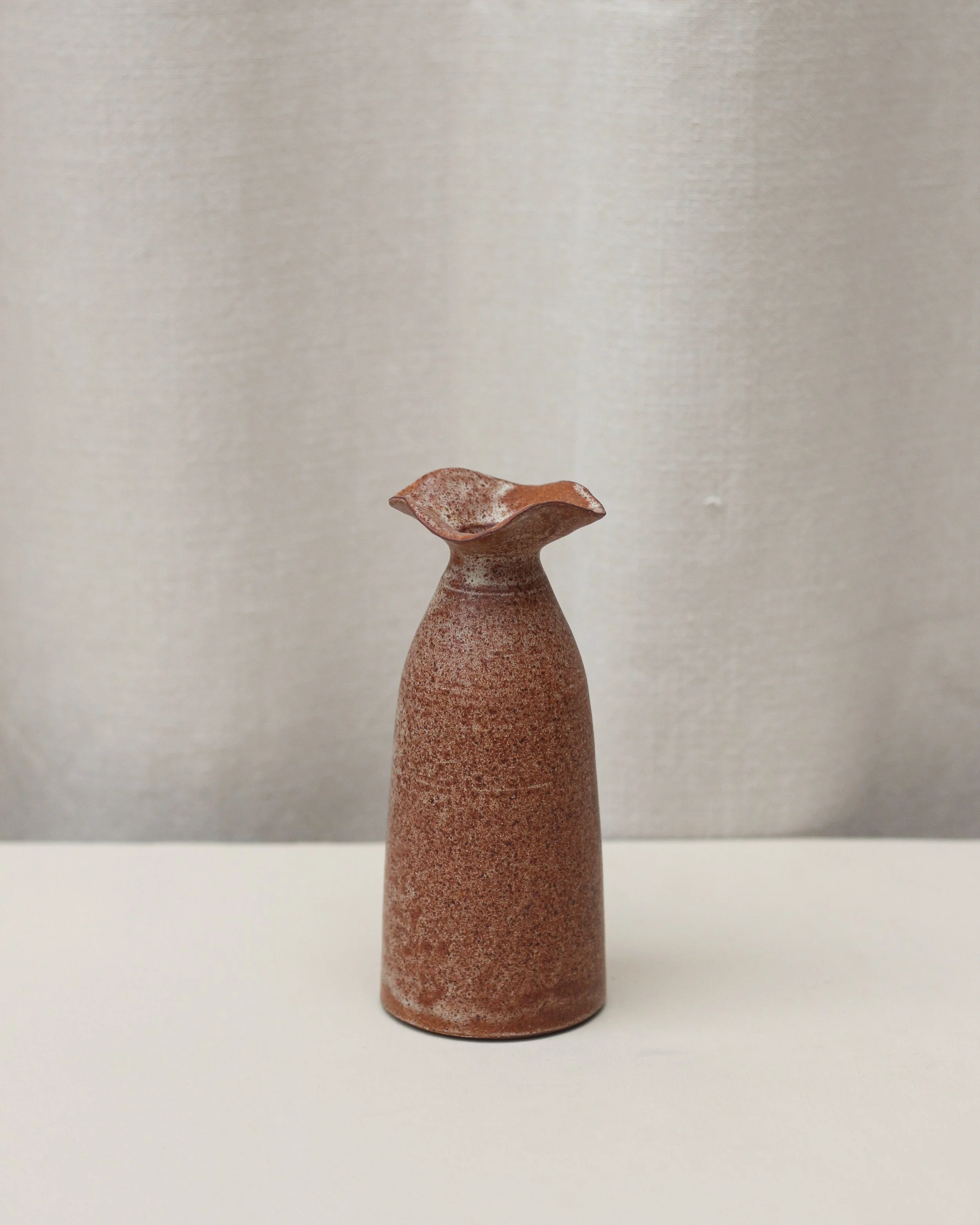 Coffee Terracotta Candle Holder and Bud Vase