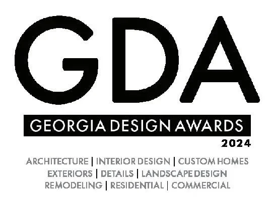 "Georgia Design Awards" 2024 logo for basement interiors designed by Olivia Westbrooks Interiors