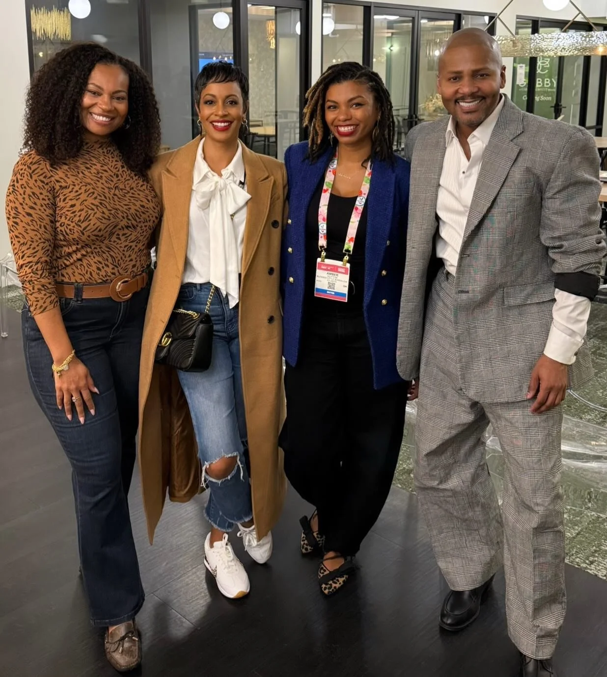 Y&rsquo;all may know them as great designers. I&rsquo;m blessed to also know them as beautiful friends. I love these people so much. 🫶🏾🖤✨✨✨

@americasmartatl #ATLMKT