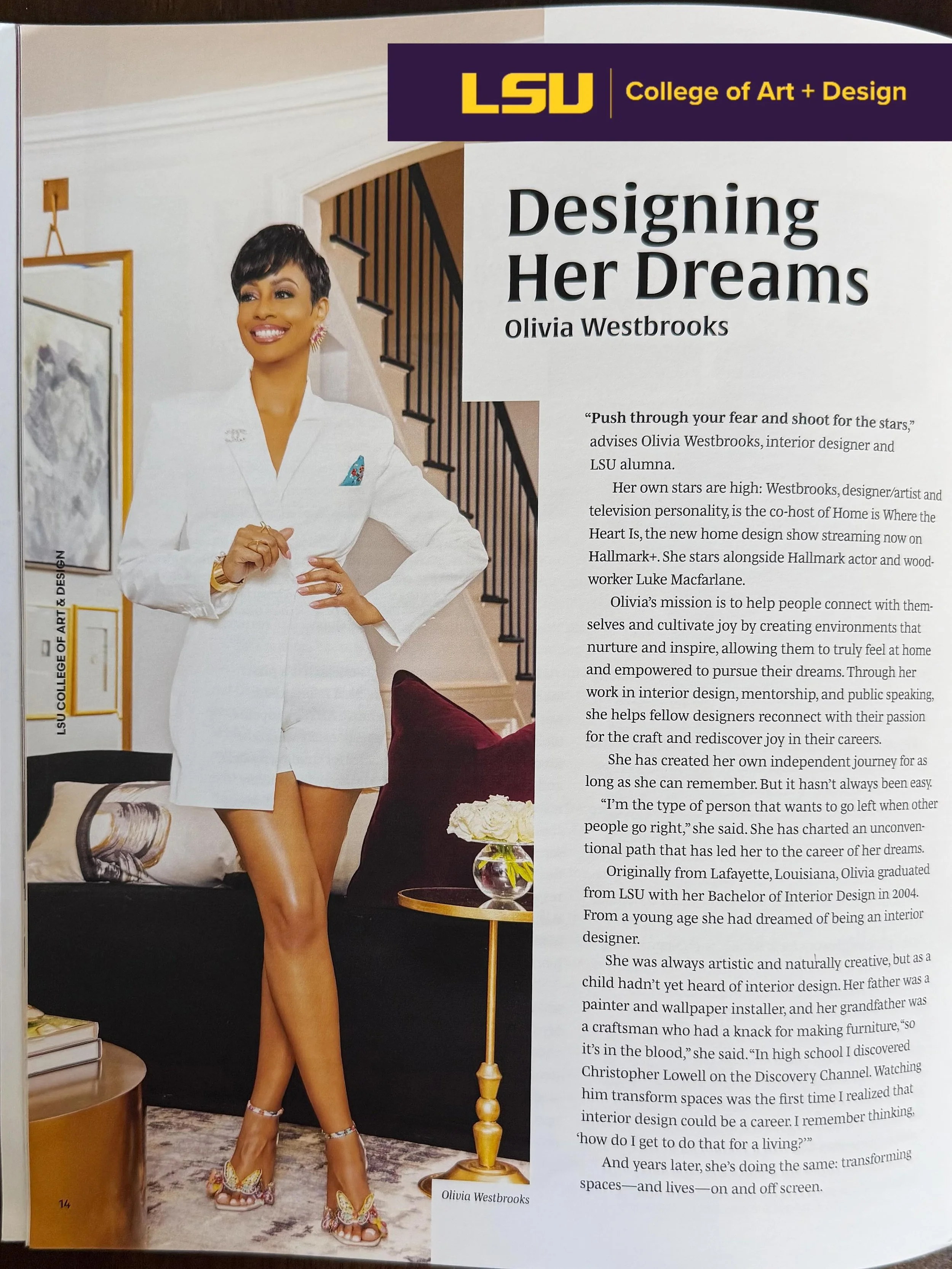 Well this was a sweet surprise in my mailbox this morning! I always know when press is coming but this one caught me completely off guard.

Thank you @lsuartanddesign for the 4 page feature in the latest issue of The Quad. It&rsquo;s hilariously iron