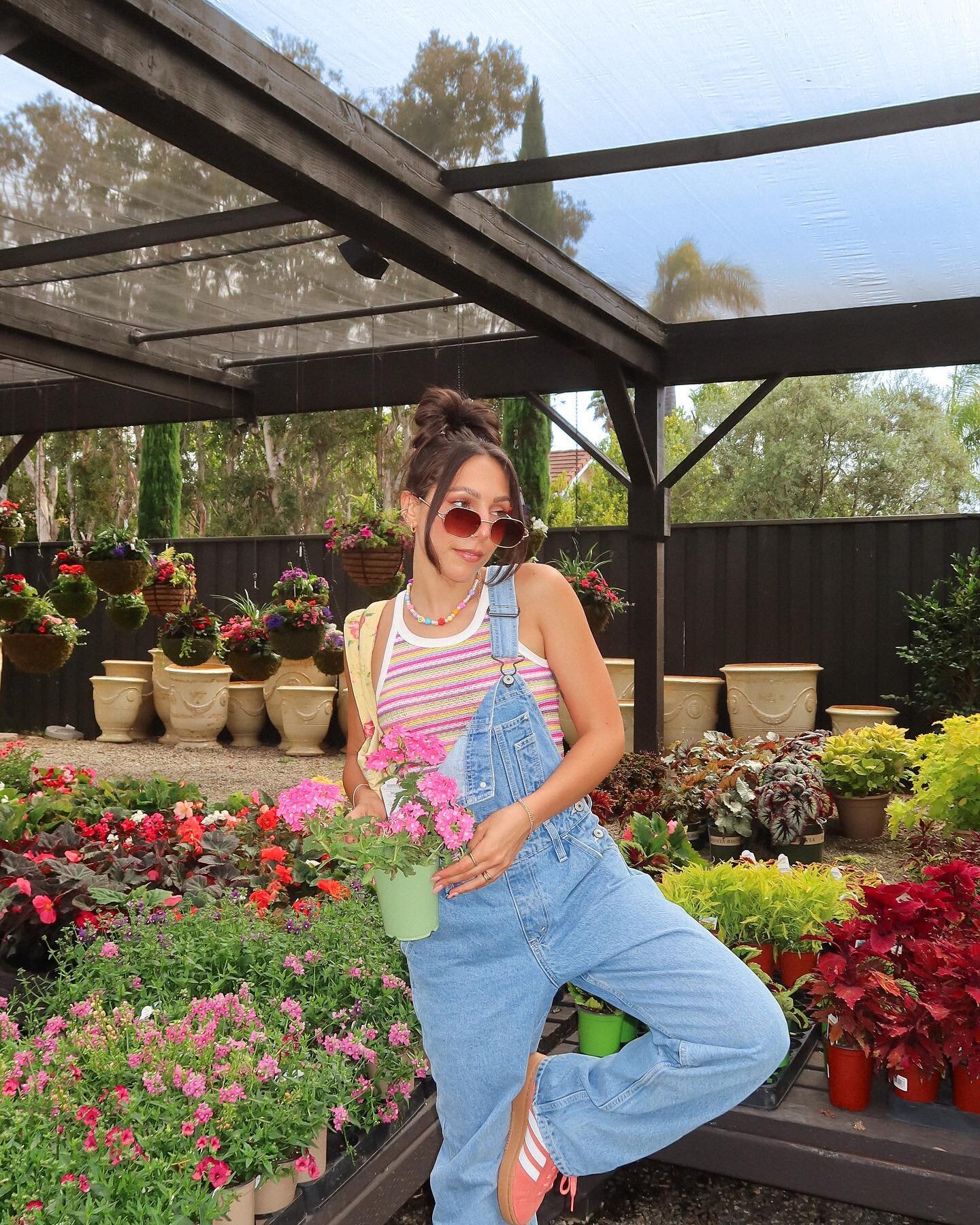 summer plant shopping to brighten up our backyard 🌸🌞🌷🍓🩵🌈✨