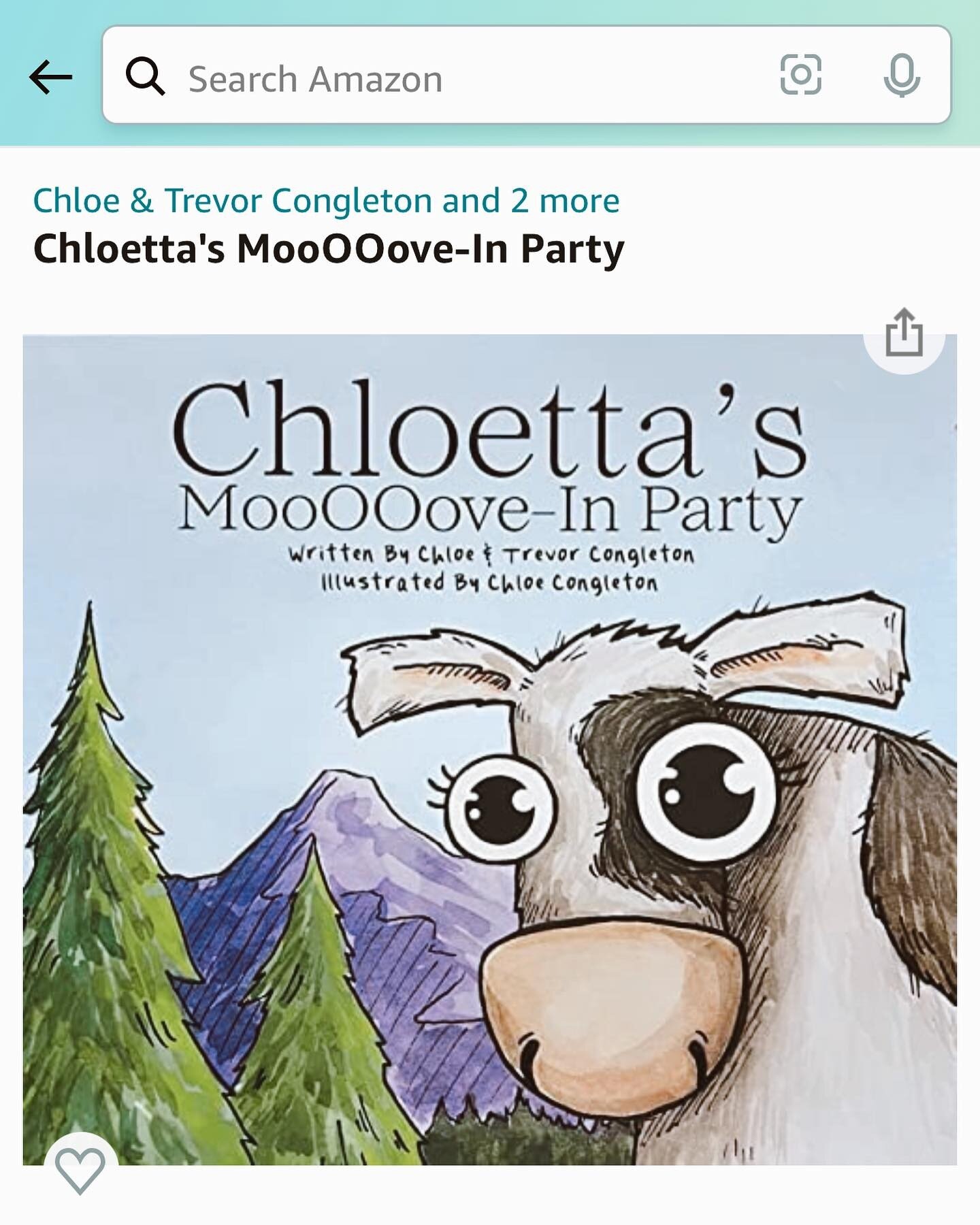 Guess what?!!?! We are officially on Amazon!!!!!!!!! #amazonfinds #amazonchildrensbooks #childrensbooks #unfoldedfables #chloettacow