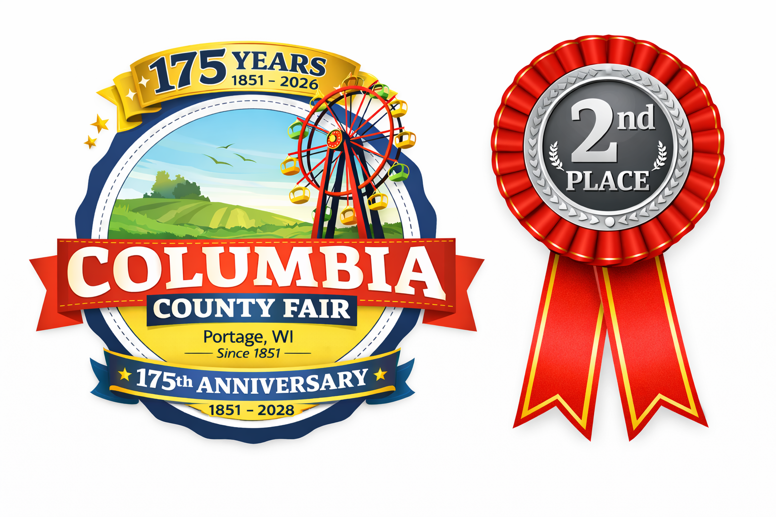 Columbia County Fair 2nd place award.png