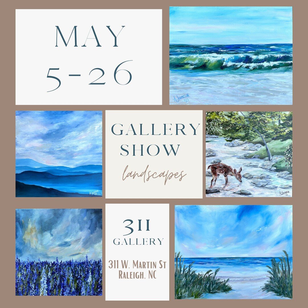 I am INCREDIBLY excited to announce that I will be in my first art gallery show at @311gallery  during the Month of May! 

Excited is a gross understatement, but I honestly don't have the words to accurately describe just how excited I am! 😄 To have