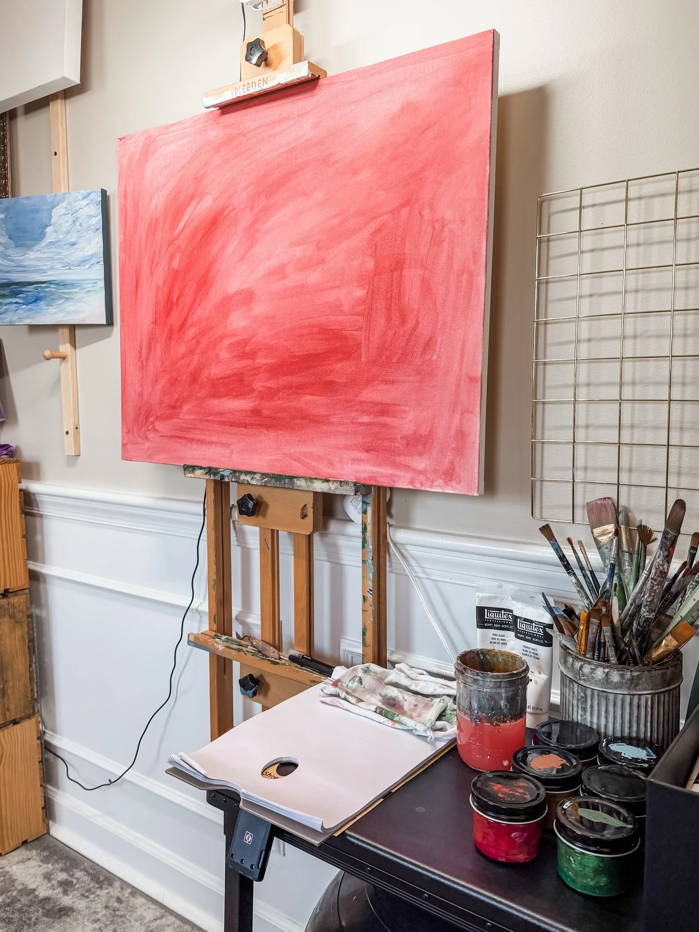 That &ldquo;just grounded a new canvas&rdquo; feeling 🥰💜