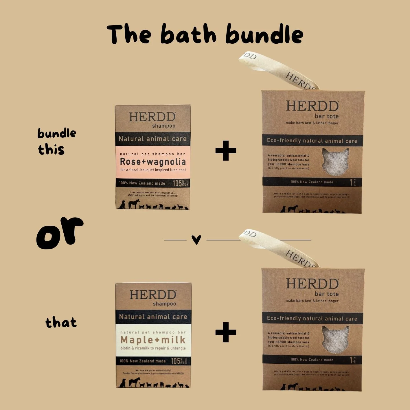 Bath bundle | Bundle a bar & tote