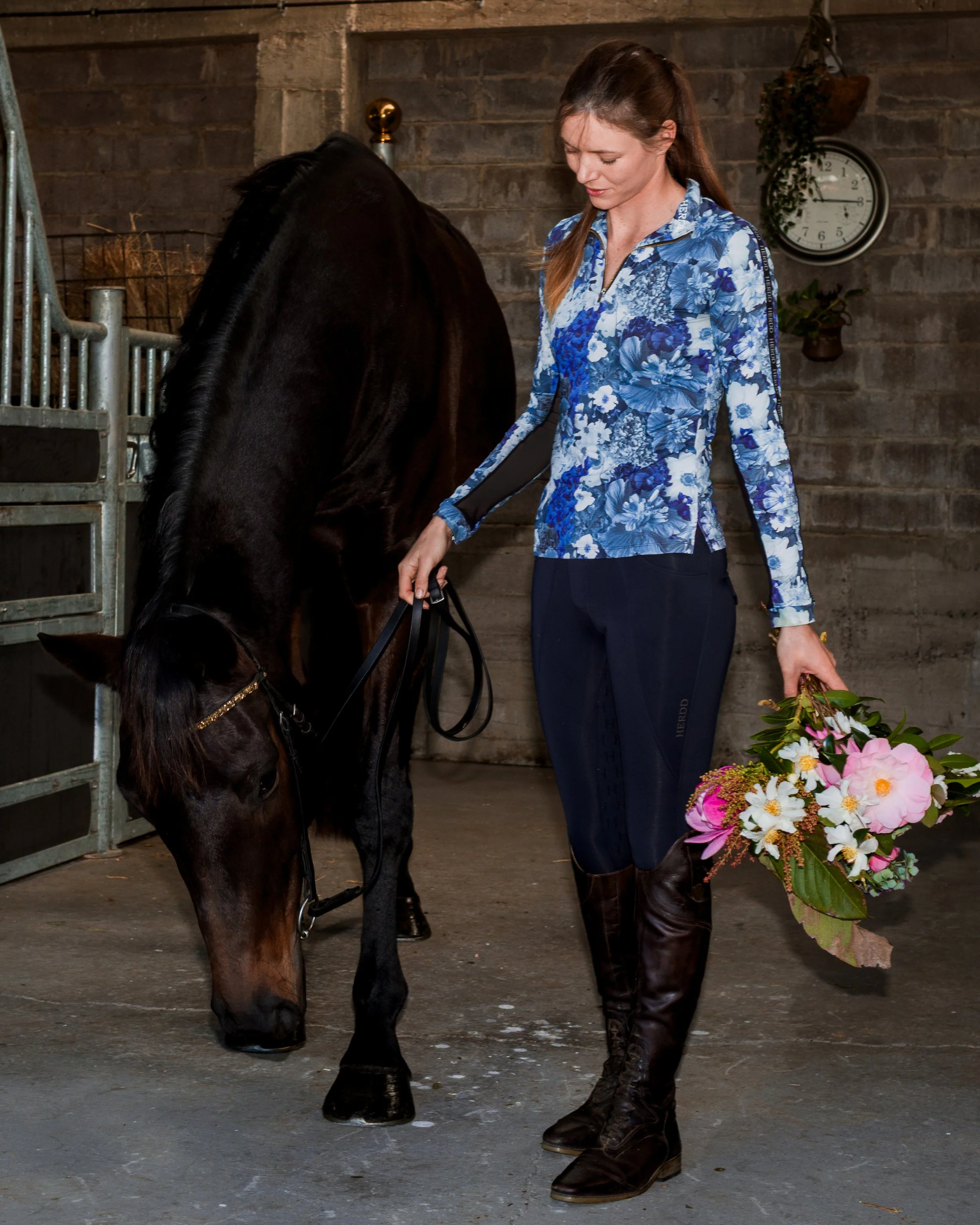 HERDD Base layer | Blue-out Floral