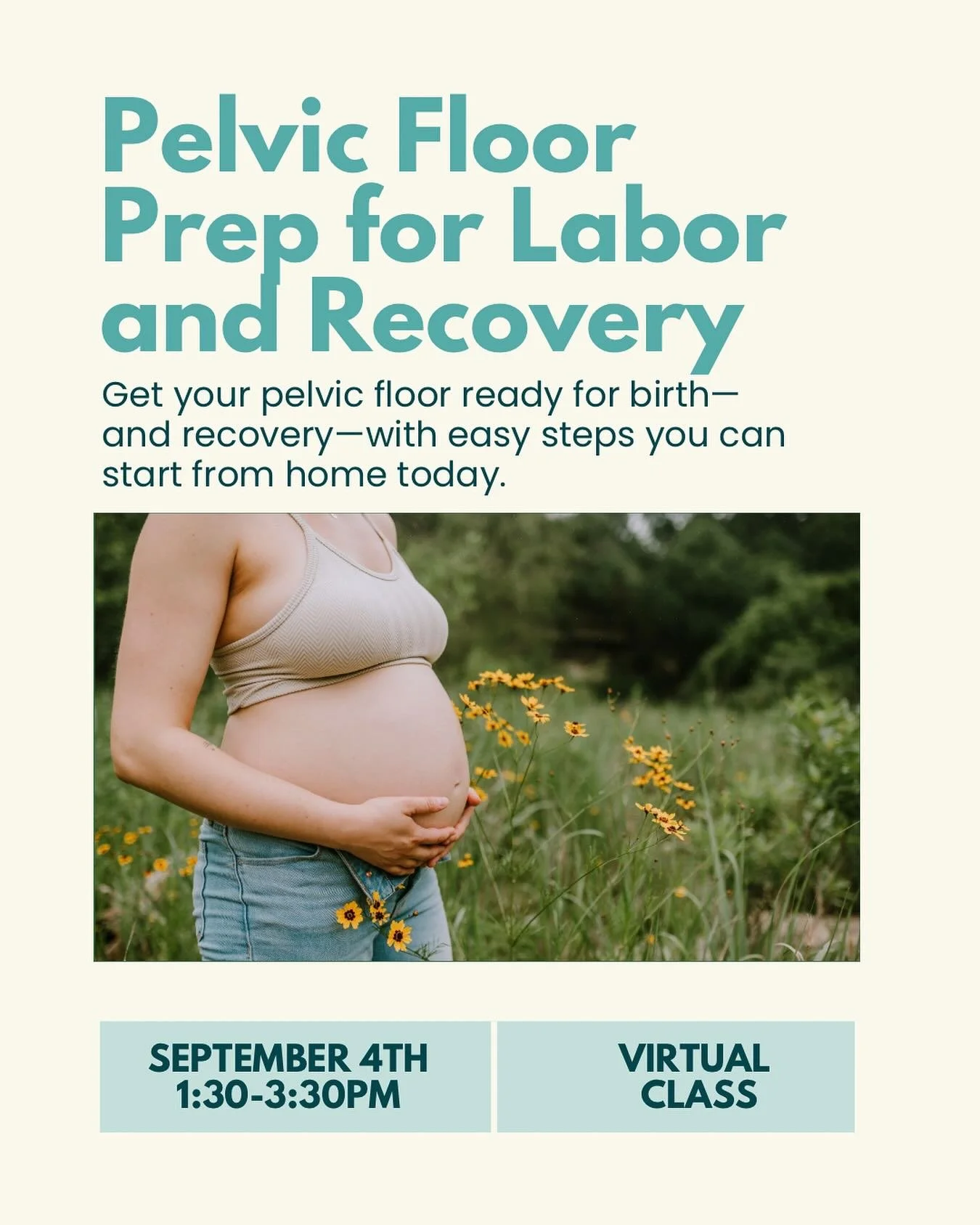 Expecting this year and wondering what you can do to prepare your body for pushing and birth?? This class is made for you!

Led by pelvic floor physical therapist @rebeccamaidansky through @breastfeedingsuccess , this two hour class will teach you al