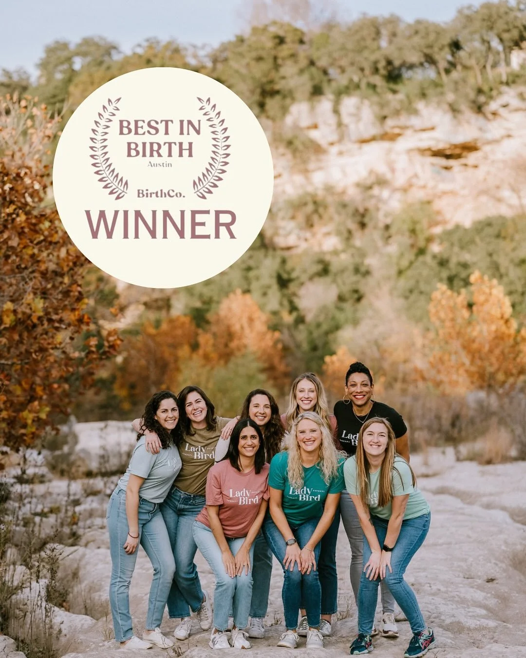 Thank you so much to everybody who voted for Lady Bird Physical Therapy in Austin&rsquo;s Best in Birth awards. We were nominated alongside so many amazing businesses and we&rsquo;re honored to have won in two categories this year:

✨ Best Pelvic Flo