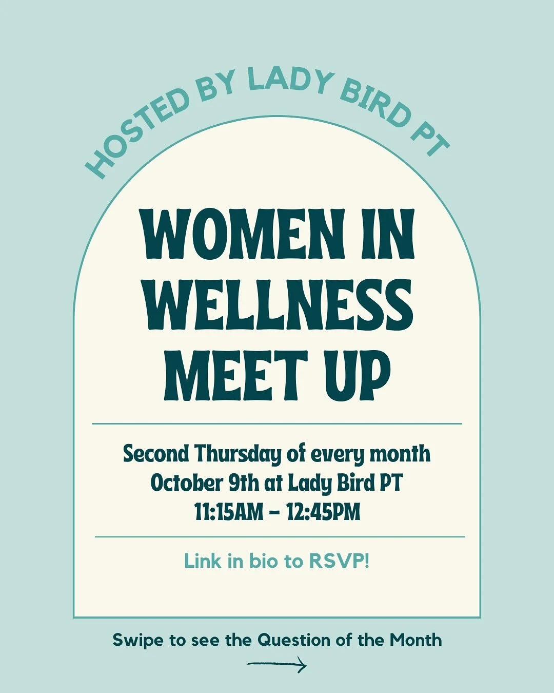 If you spend your days supporting the health and wellness of women in our community, this meet-up is for you!

Each month, we gather doulas, MDs, PTs, midwives, therapists, yoga instructors, chiropractors, dietitians, and so many others who are makin