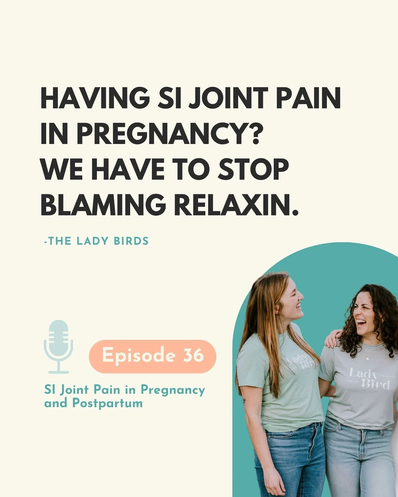 Sacroiliac joint pain is a common type of pelvic girdle pain in pregnancy and while for some folks it gets better when baby is born, that&rsquo;s not always the case.

Blaming relaxin, the hormone that contributes to mobility in pregnancy, makes it f