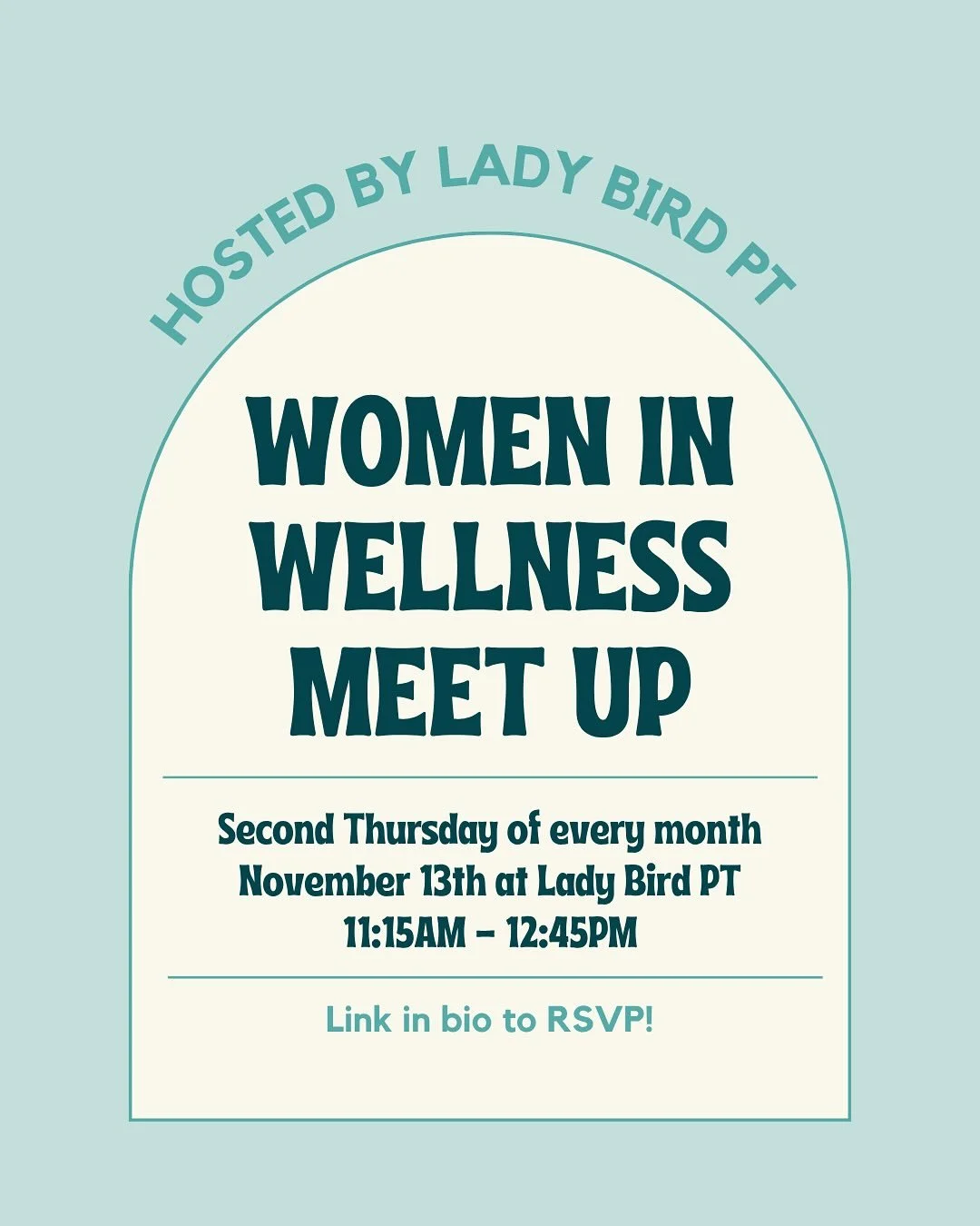 If you&rsquo;re passionate about helping women thrive, we&rsquo;d love to have you join our next Women in Wellness meet-up!

Each month, we bring together OB-GYNs, doulas, PTs, midwives, mental health providers, fitness pros, dietitians, chiropractor
