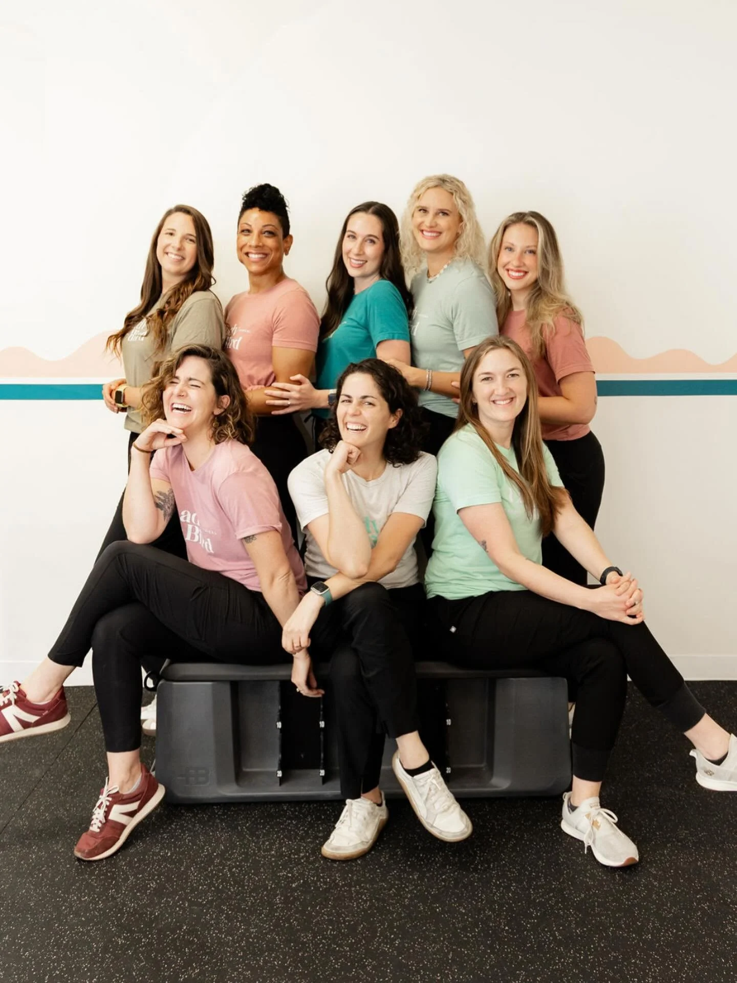 Grateful for this team for putting their hearts and souls into caring for our patients, this town who trusts us with their pelvic health, and @carleyephotography for our adorable new pics 🥰