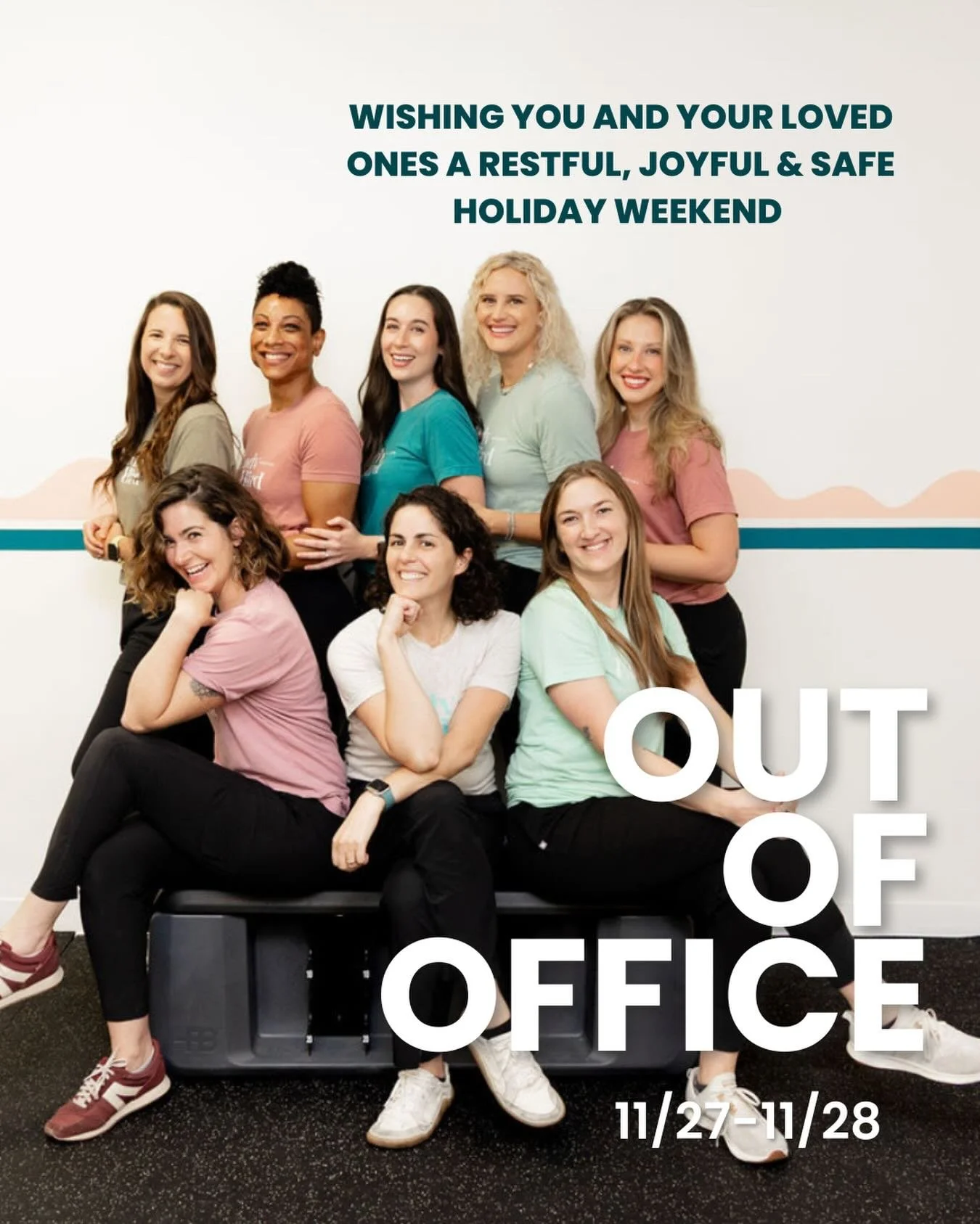 May you be surrounded by people who love you, food that feels comforting, and a holiday weekend that feels safe&hellip; where absolutely no one takes your baby from your arms unless that&rsquo;s what you want. 

We know not everyone gets a table full