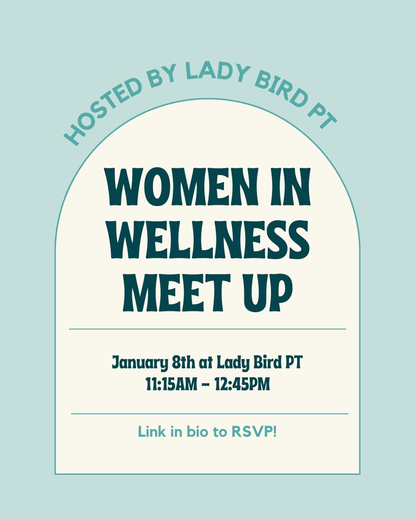 If you work in women&rsquo;s health here in central Texas, start your new year off amongst friends by joining us for our first meet up of the year!!!!

These meet ups are such a great way to meet other providers, practitioners and business owners wor