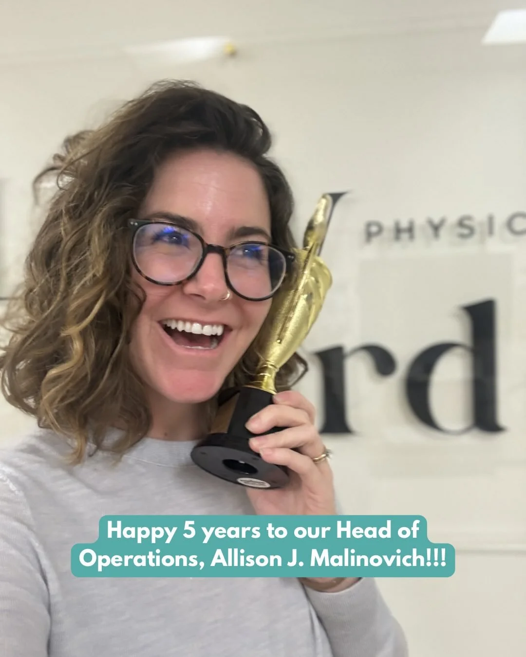 Another Founding Flock Award went out this month, this time to Allison J. Malinovich - btw you can now spend more time in the inner workings of her hilarious and absurd brain over at @yourgalpalalmal.

Allie started with us as a part time office admi