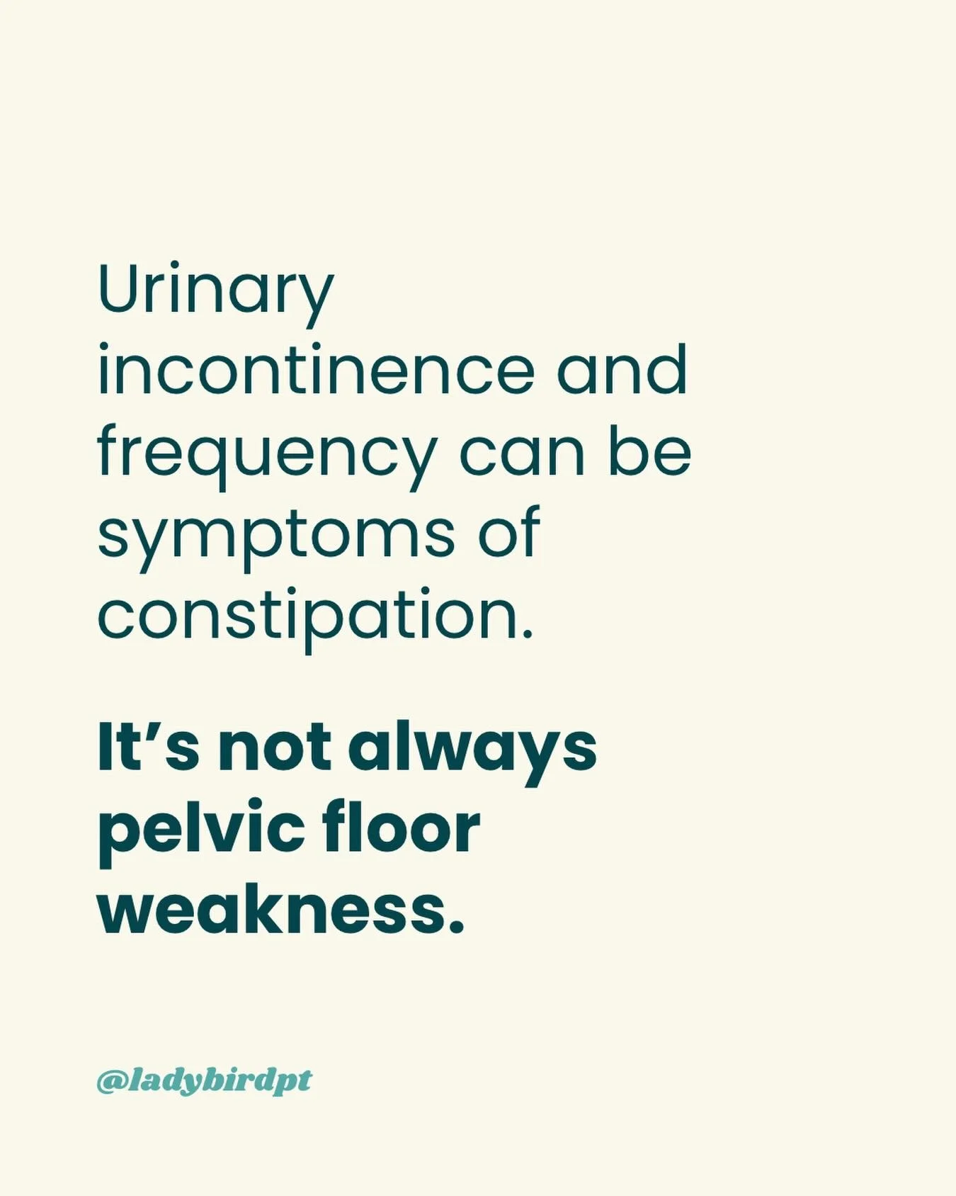 Stress urinary incontinence occurs when pressure in the abdomen overpowers support from your pelvic floor.

That can happen more easily with when the pelvic floor is weak, but it can also happen more easily when there&rsquo;s already something sittin
