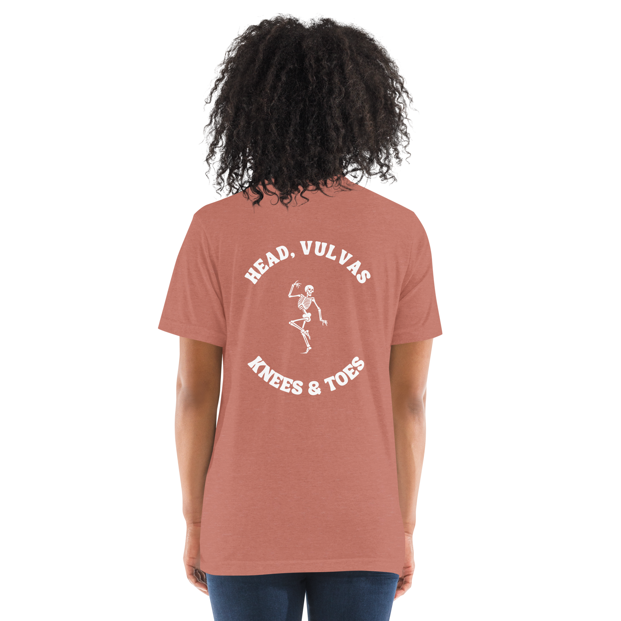 Head, Vulvas, Knees & Toes Tri-Blend T-Shirt
