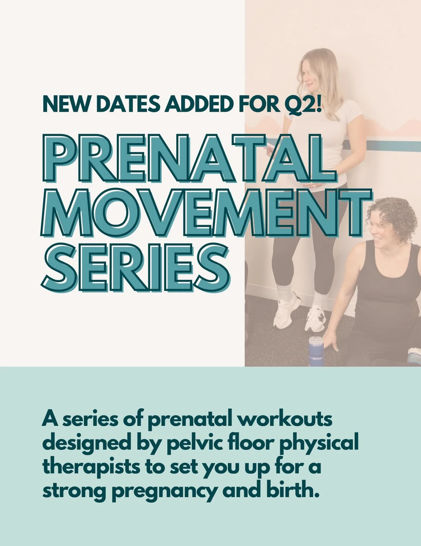 We&rsquo;re back with our quarterly Prenatal Movement Series, where we use a combination of movement and education help you feel prepared for birth! This series is perfect for anyone expecting towards the end of Q2 or Q3!

@rebeccamaidansky and @jess