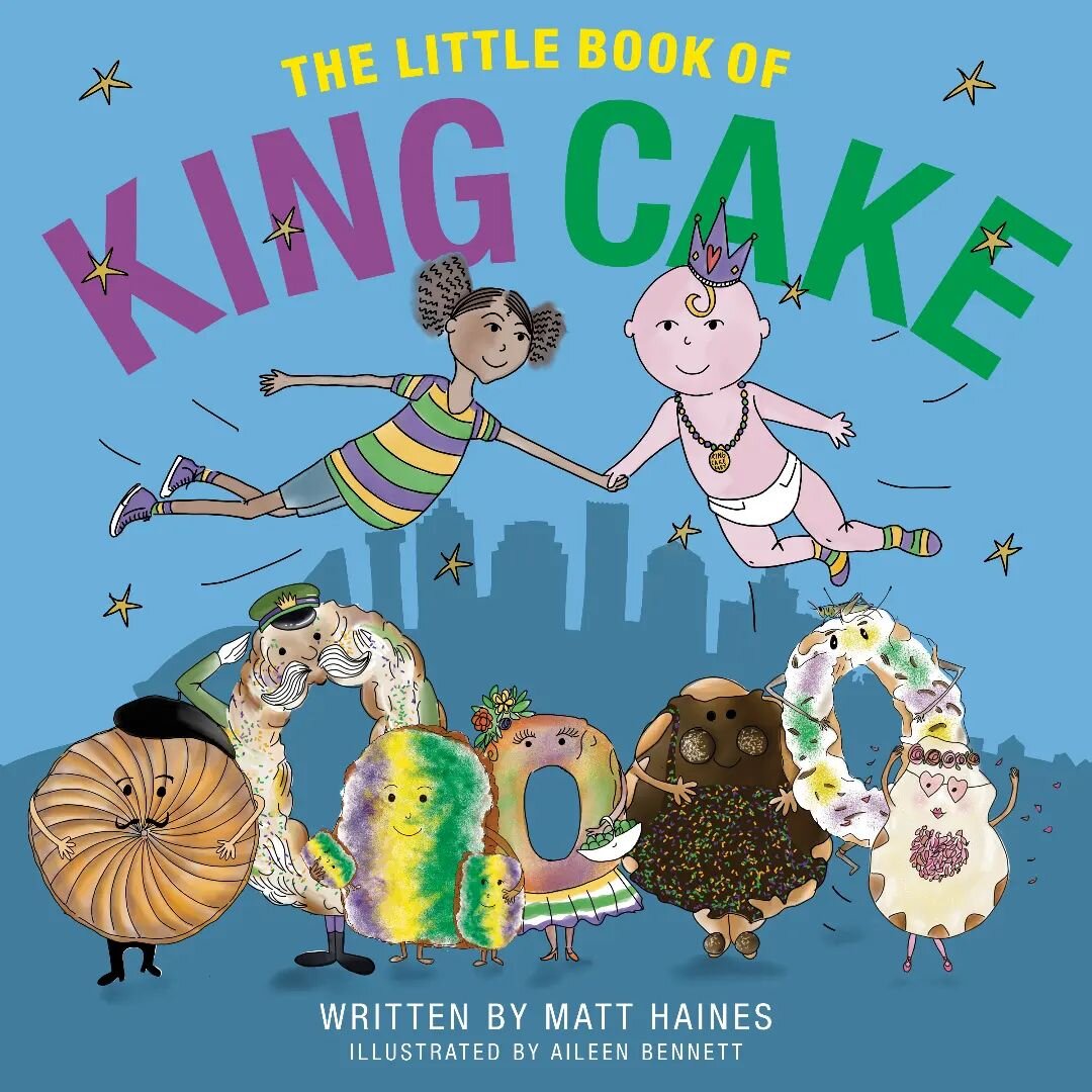 Hi! We're ready to share some fun news for the king cake lovers among us. This year we're working on a book for children called &quot;The Little Book of King Cake.&quot;

It's the story of Miley, a third grader who finds the plastic baby in her slice