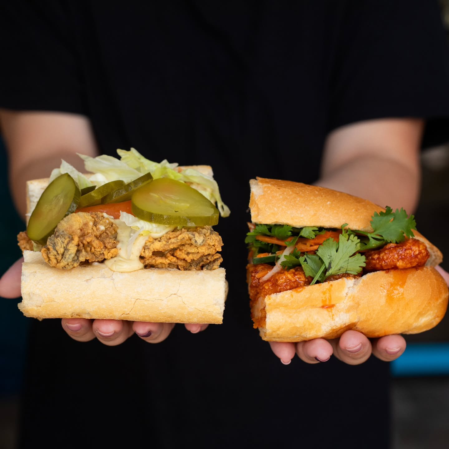 What is the difference between a poboy and a banh mi? Many believe the line is blurring as each sandwich influences the other. It is becoming more common, for example, to find poboys served on Vietnamese-made banh mi bread just as more banh mi in New