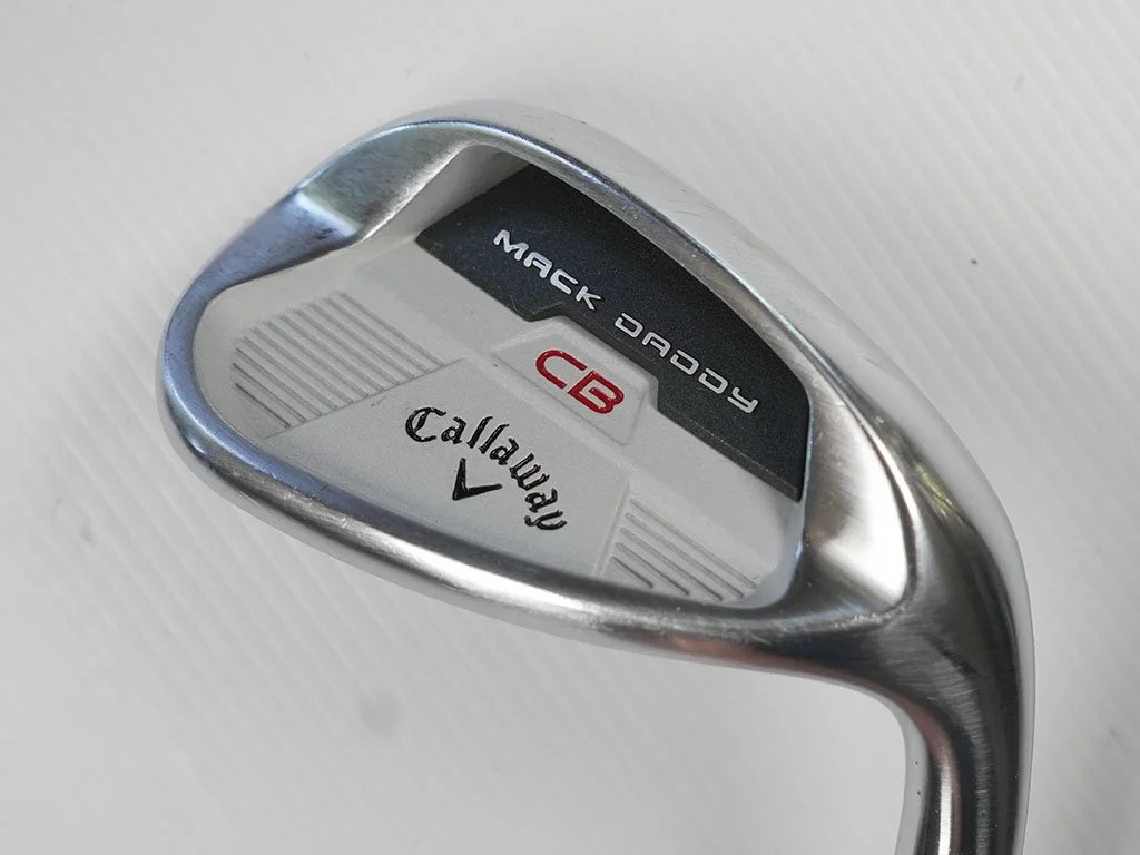 Exc  CALLAWAY  Mack Daddy CB 50deg  GAP wedge w. KBS Hi-Rev 80 graphite