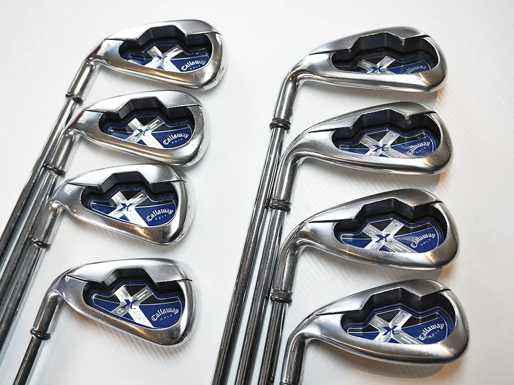 Set CALLAWAY  X-18 LH irons  3 - PW  Uniflex steel