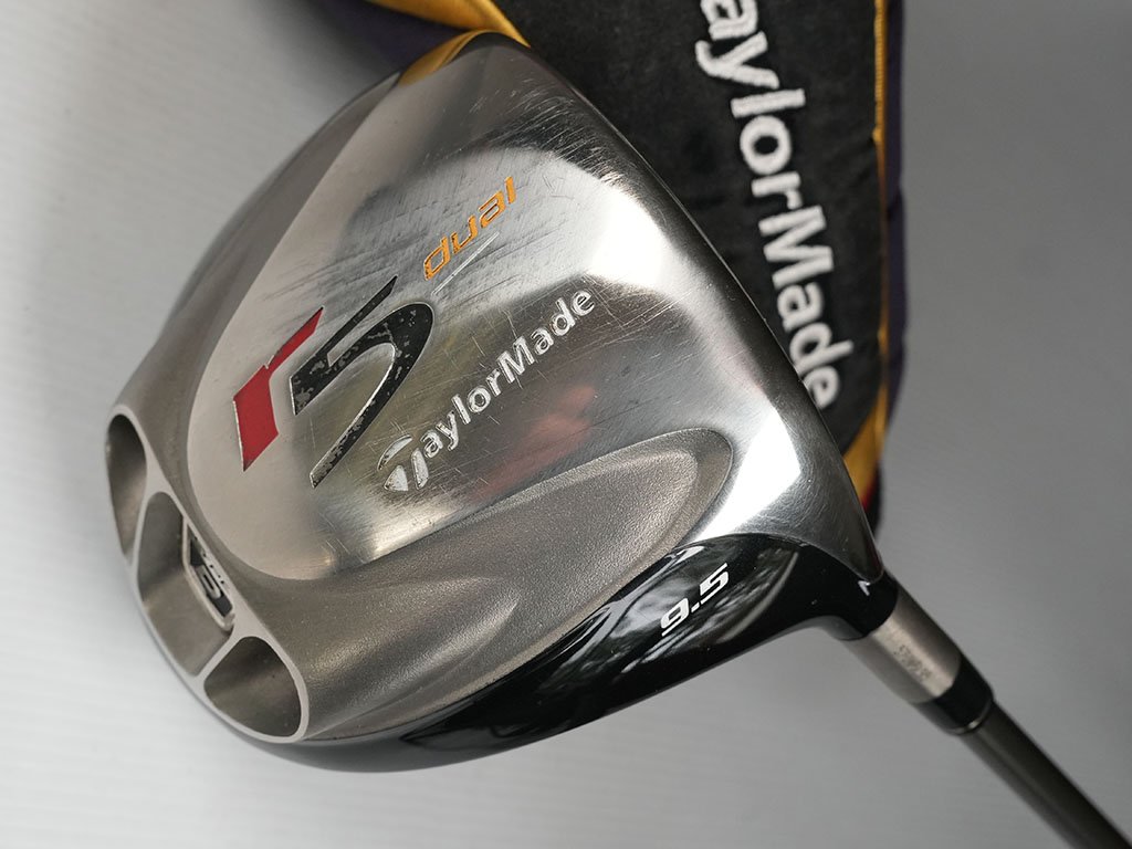 Excellent TAYLORMADE R5 Dual 9.5 deg Driver w. Mas2  Stiff graphite