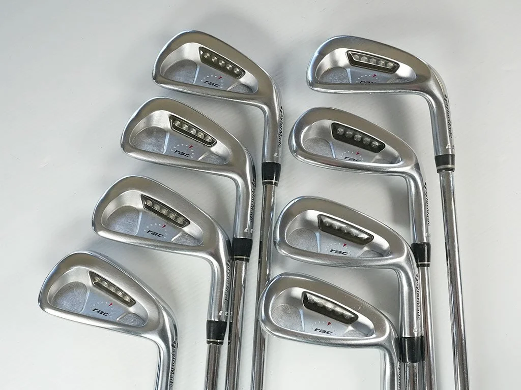 Exc. TAYLORMADE RAC Lt CB irons 3-PW w. DGR300  Regular steel.