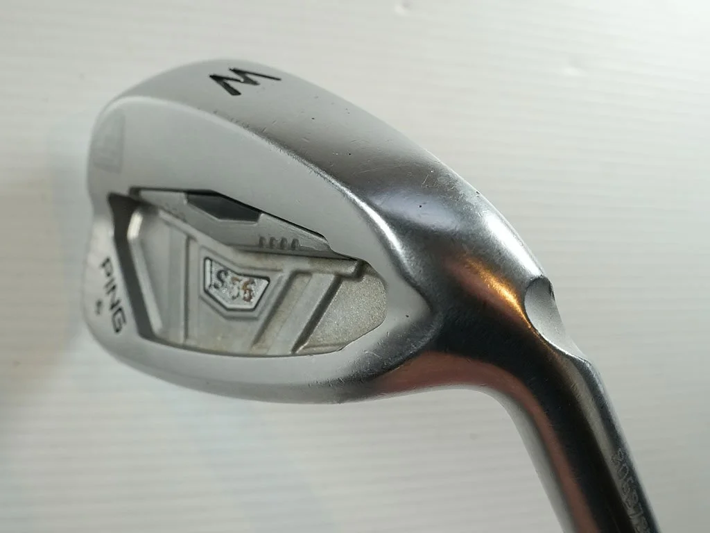 Exc condition PING S56 White Dot Pitching Wedge w. NS Pro Modus3 Stiff steel