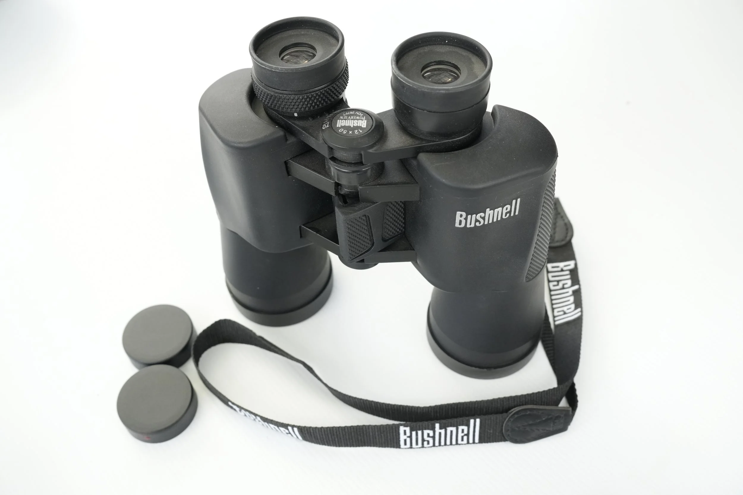 Mint as new  BUSHNELL  12 x 50 BINOCULARS w. Tripod stand & Case