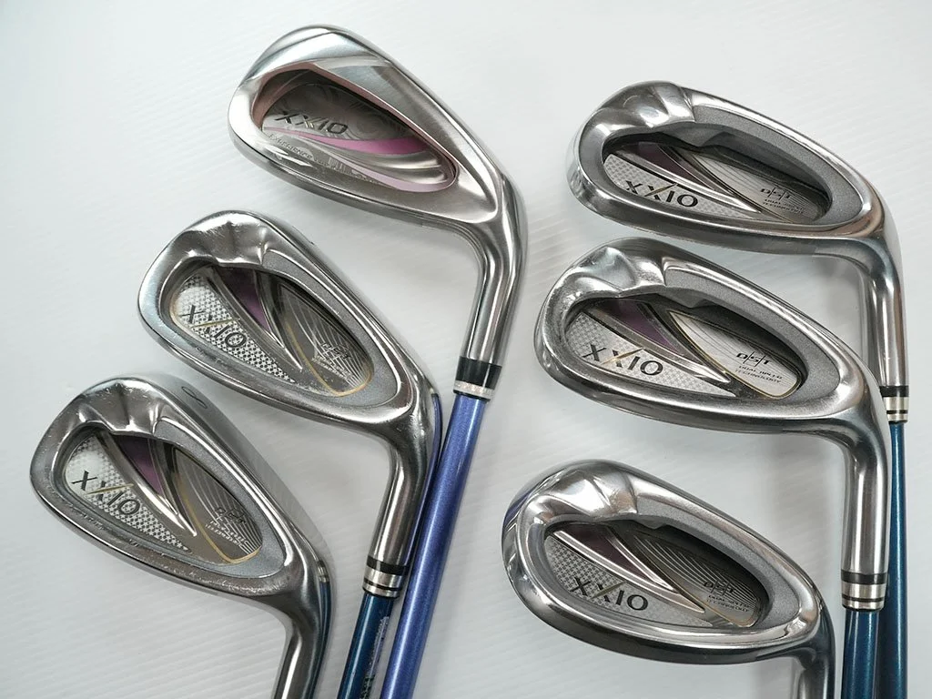 Exc.  XXIO irons 6 – PW & SW (6 clubs) w. MP800 42g Women’s graphite shafts