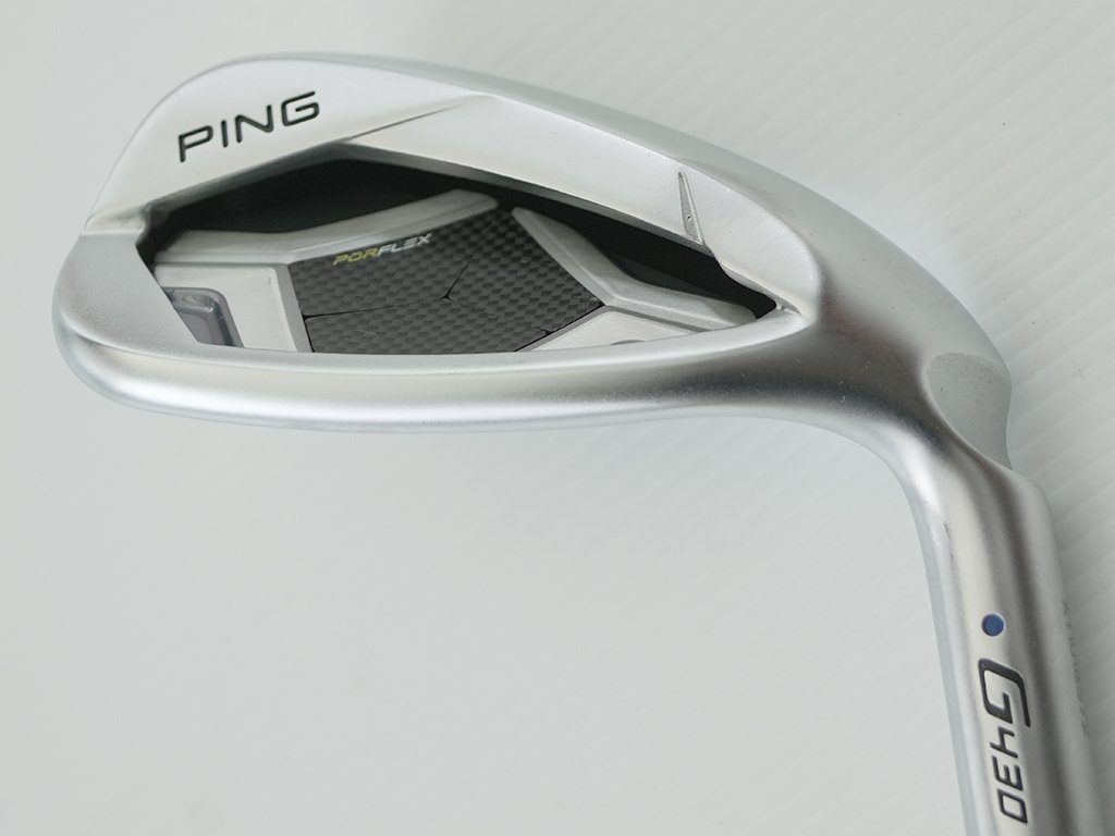 Exc. PING G430 Blue Dot Satin 58 deg LOB wedge w. PING ALTA CB Regular graphite