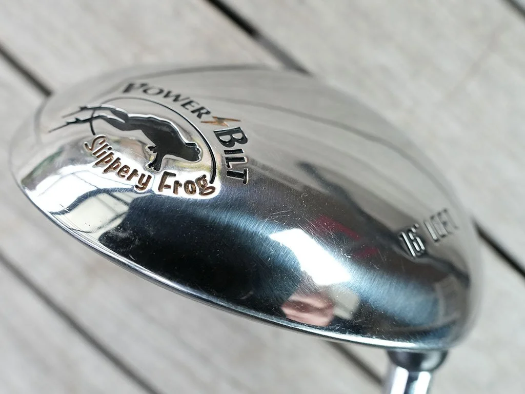 Near new POWERBILT “Slippery Chipper / Approach Putter 36in w. offset steel shaft