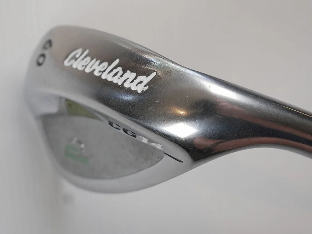Exc. CLEVELAND CG14 60 deg 2-dot Chrome finish LOB  wedge w. Ladies Flex graphite