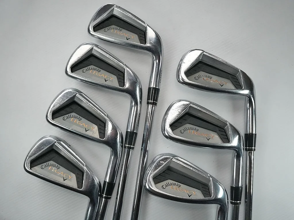 V.G.  CALLAWAY Legacy forged irons 4-PW w. GS R300 Reg graphite
