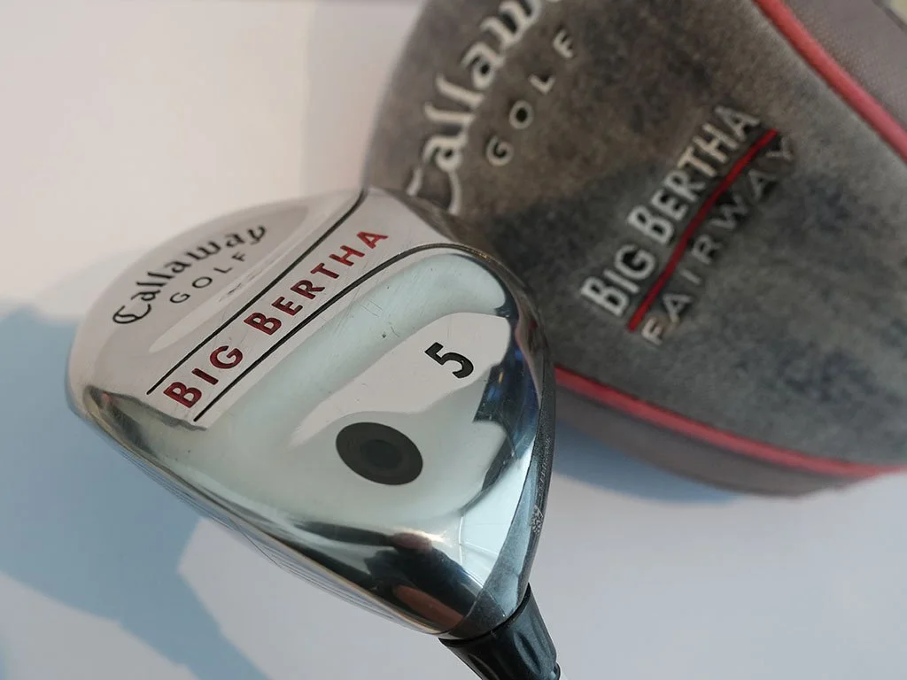 Near New CALLAWAY Big Bertha LH  5 wood w. RCH 75 Firm flex graphite