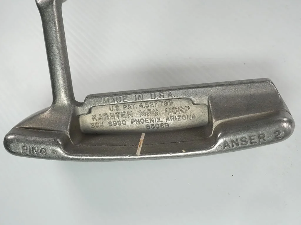 VG collectible Karsten PING ANSER 2 36in Stainless steel putter w. Zip 85020 - read details