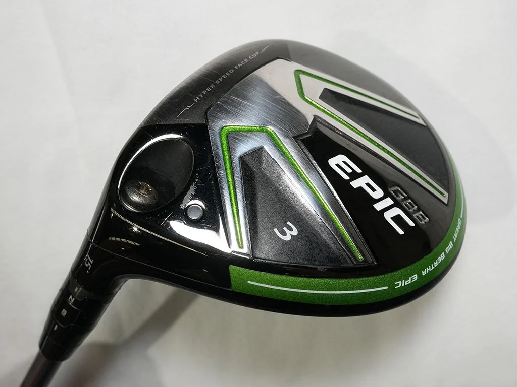 CALLAWAY GBB EPIC LH 15 deg #3 wood w. HZRDUS PX 6.0 Stiff graphite