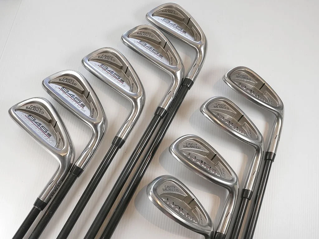 Classic TOMMY ARMOUR 845S Titanium irons 3 to SW w. G Force 3.3 Regular graphite