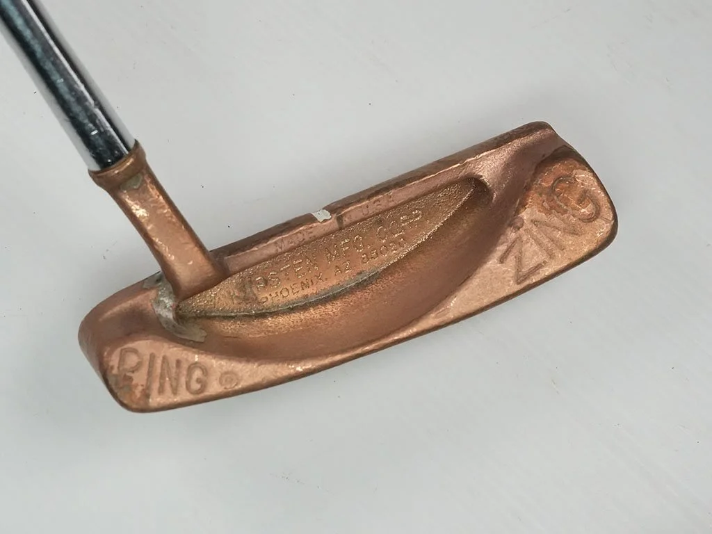 VG collectible Karsten PING ZING 35.5in manganese bronze putter w. Zip 85020