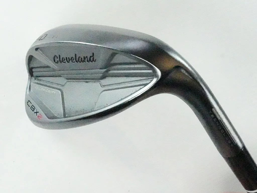 Near new CLEVELAND CBX2 Black finish 50 deg GAP wedge w. Rotex Wedge flex graphite