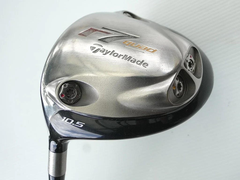 VG TAYLORMADE R7 Quad 10.5 deg LH Driver w. REAX 7-65 Regular flex graphite