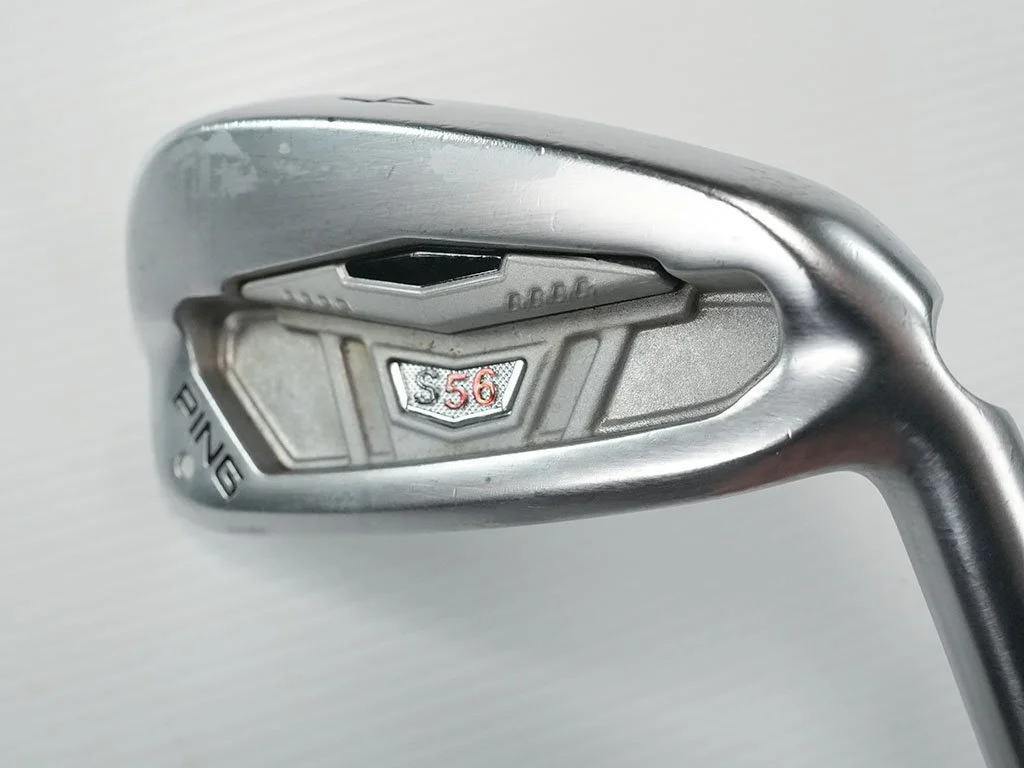 Single iron: Exc condition PING S56 White Dot #4 Iron NSPro Modus 3 Stiff steel