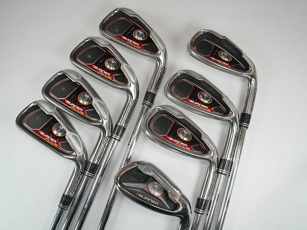 V.G.  TAYLORMADE Burner Plus irons 4-SW with Burner 85g Uniflex steel shafts