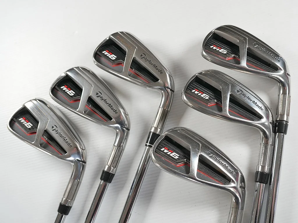 Exc. condition TAYLORMADE M6 irons  5 iron to PW  w. KBS 85 Stiff steel
