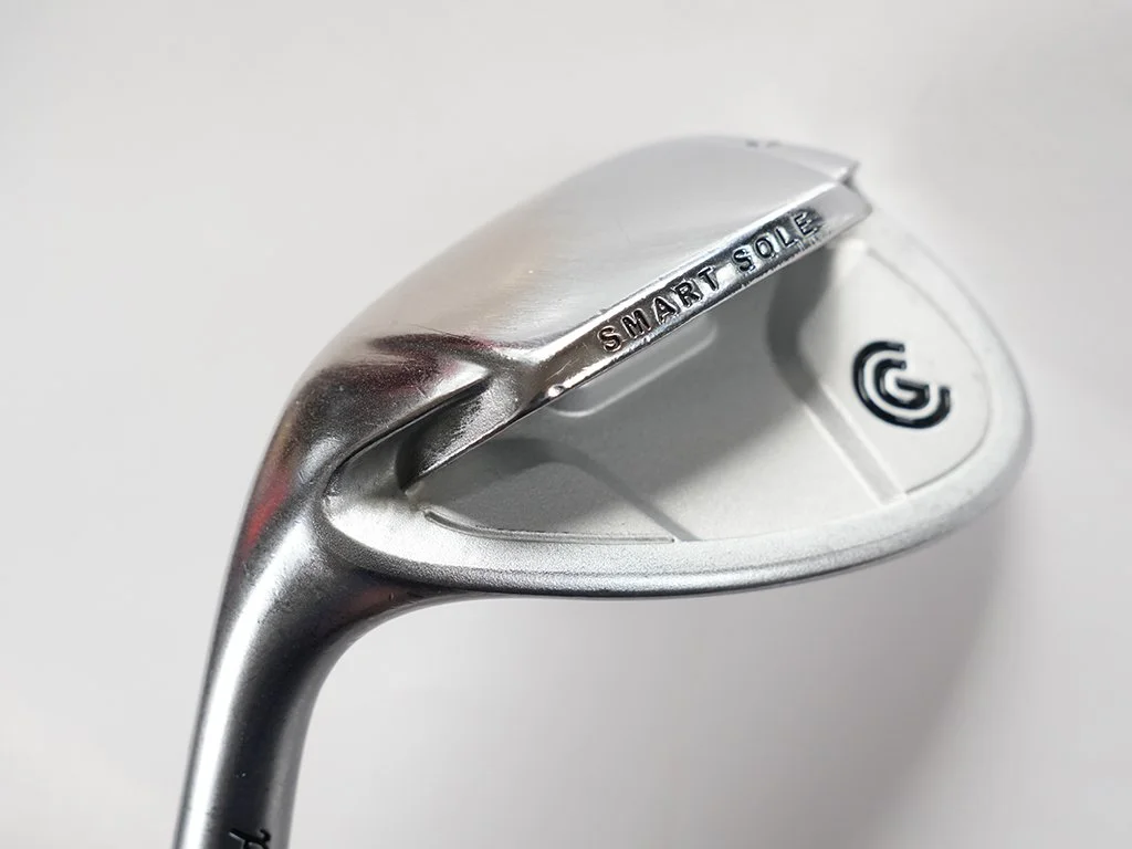 V.G. CLEVELAND Smart Sole satin finish Sand Wedge w. Wedge flex steel & Leather grip