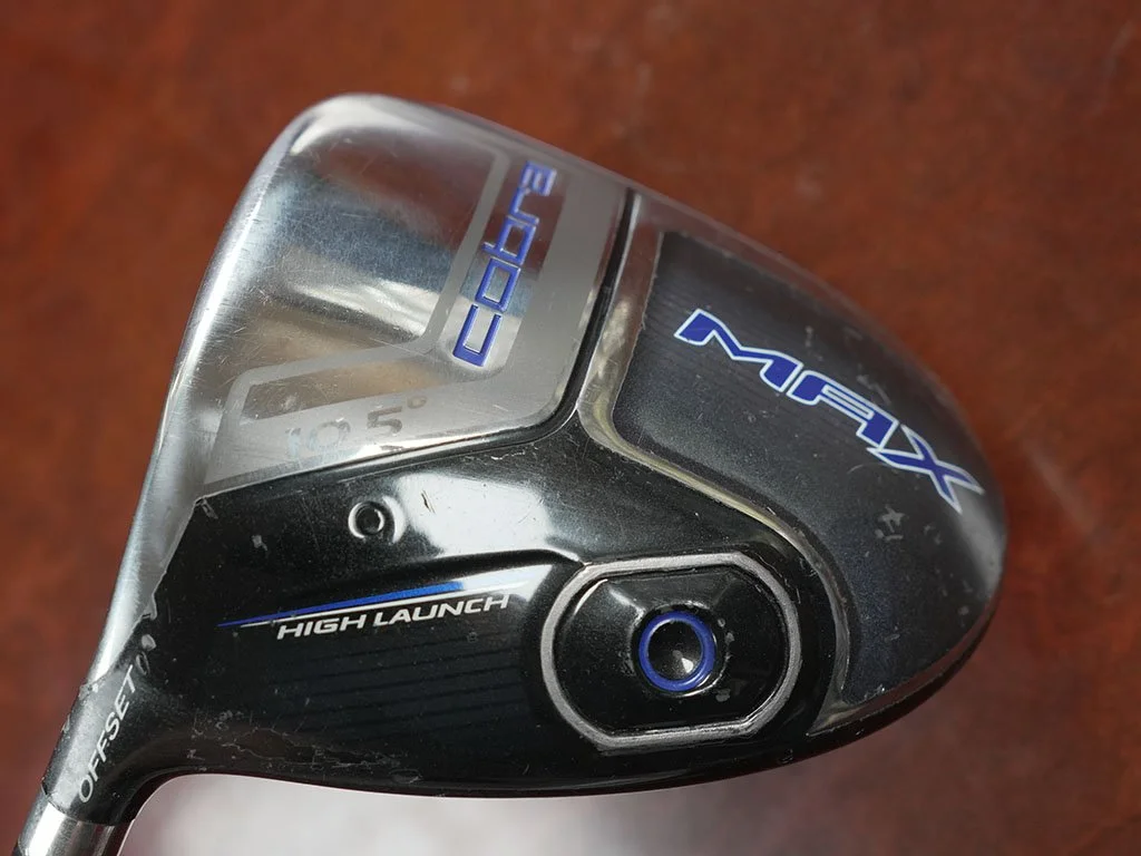 COBRA MAX 10.5 deg LH Offset Driver w. White Tie 55 X4 Lite graphite shaft