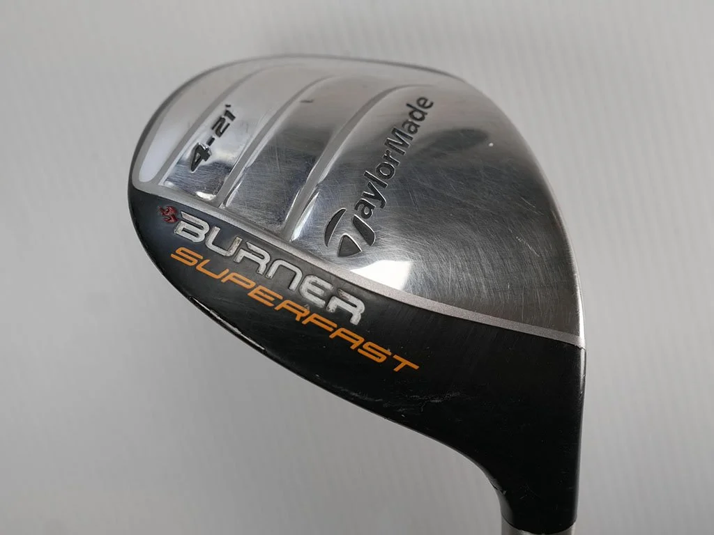 Exc. TAYLORMADE Burner Superfast 21 deg #4 Rescue “Reg” Flex  Reax 60 Regular graphite