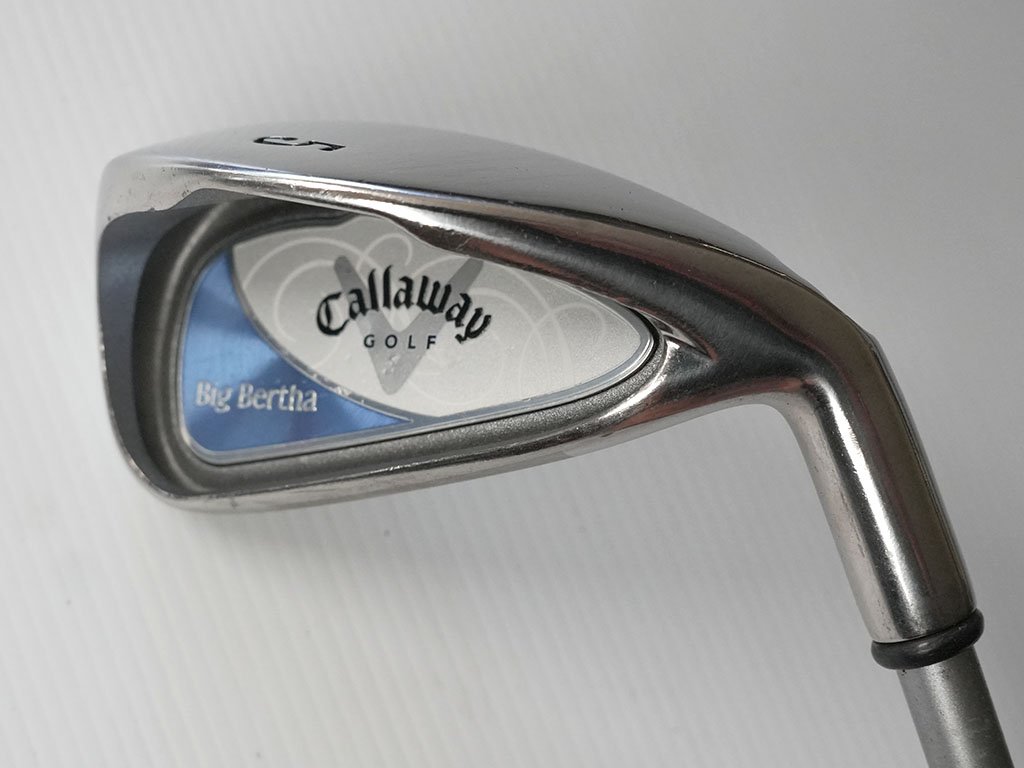 Exc. CALLAWAY Big Bertha wide sole 5 iron w. Women’s flex graphite shaft